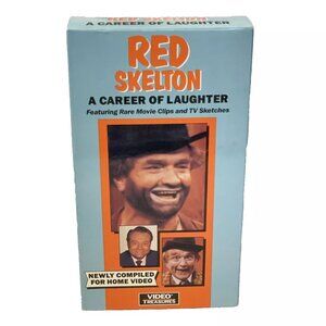 Red Skelton - A Career Of Laughter (VHS, 1997)Video Treasures NR Black and White